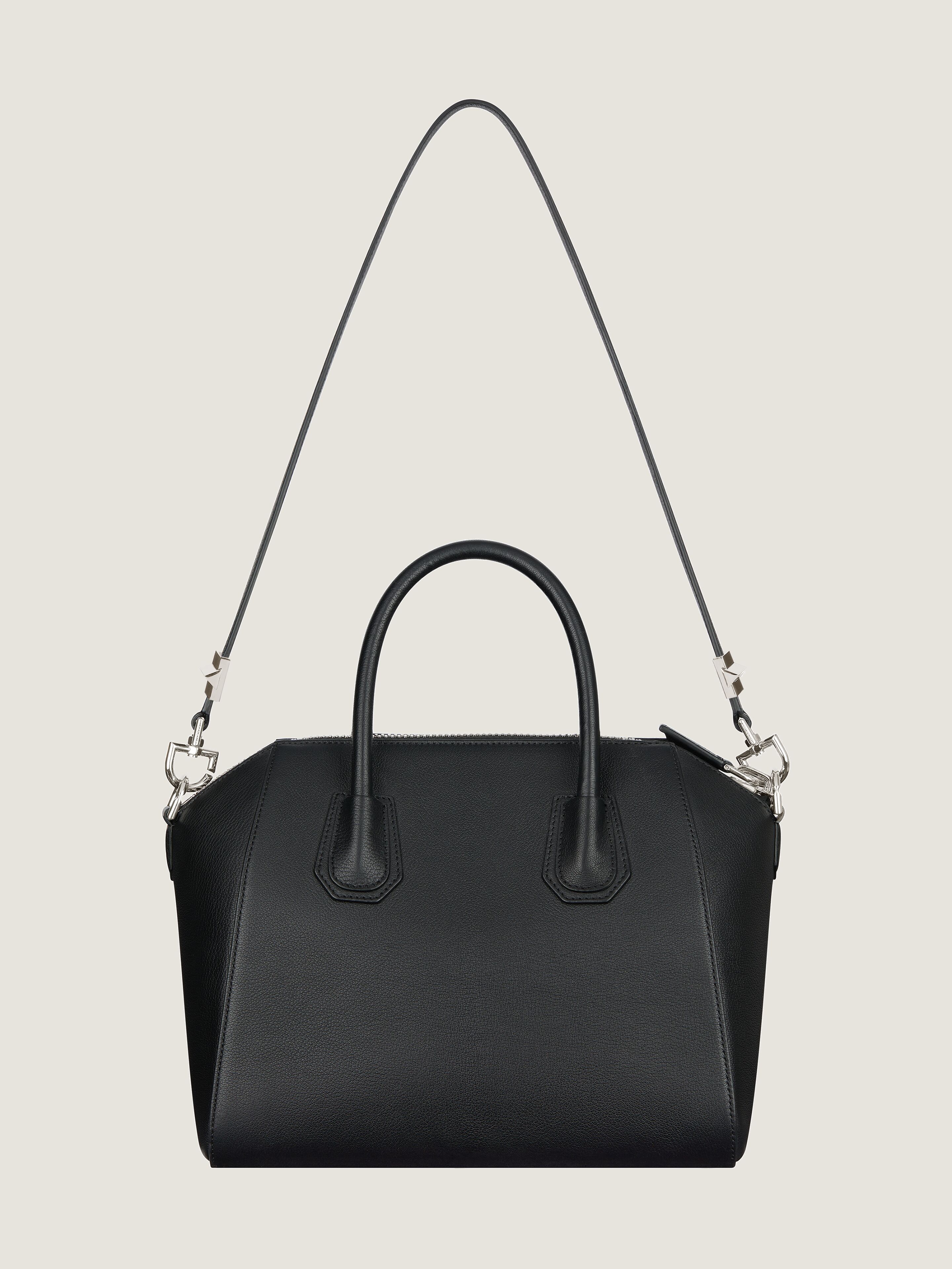 Small Antigona bag in grained leather